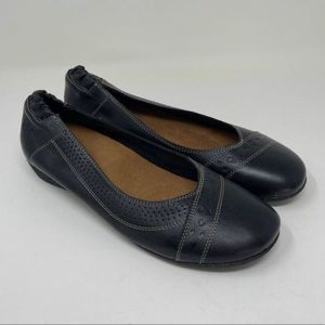 Taos Black Flat Slip-On Black Comfort Shoe Women's Size 41 EU